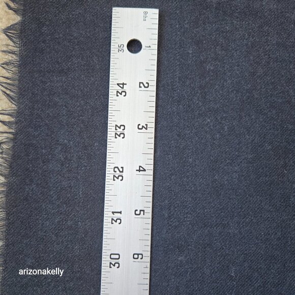 Masai Copenhagen Wool Scarf Gradient Ombre Lightweight Black White - Picture 8 of 10